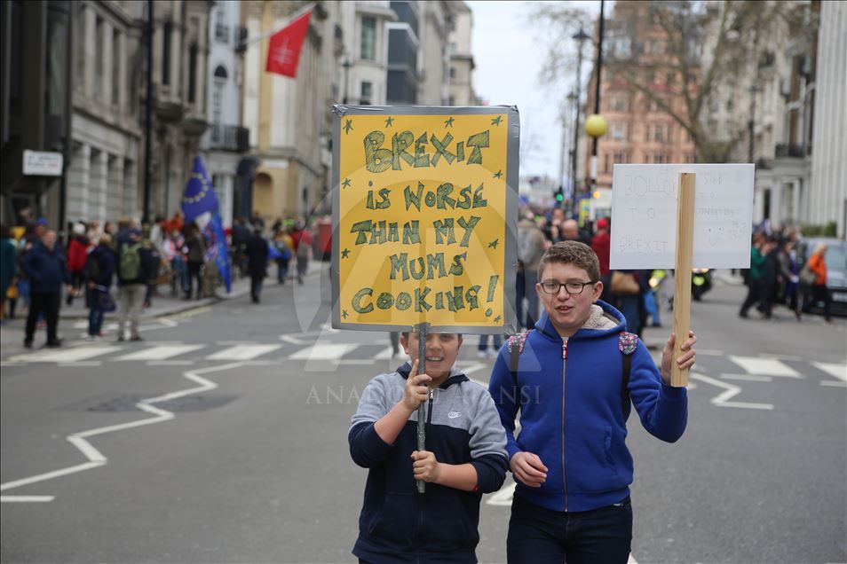 Manifestación contra el Brexit en Londres