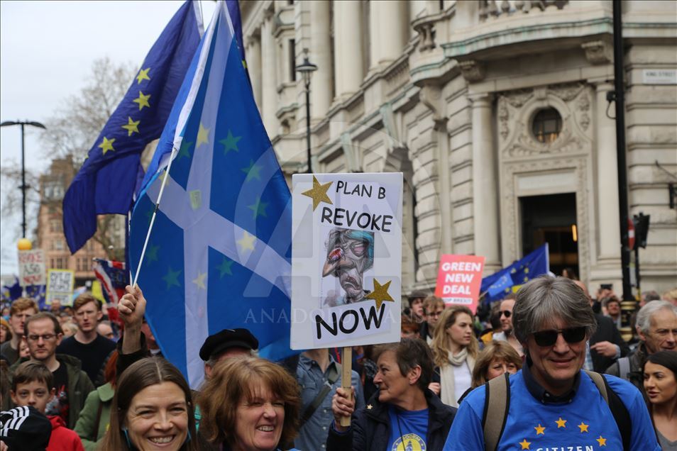 Manifestación contra el Brexit en Londres