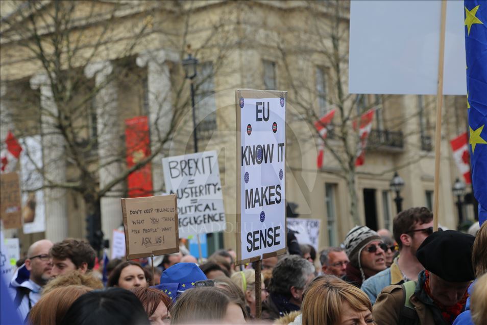 Manifestación contra el Brexit en Londres