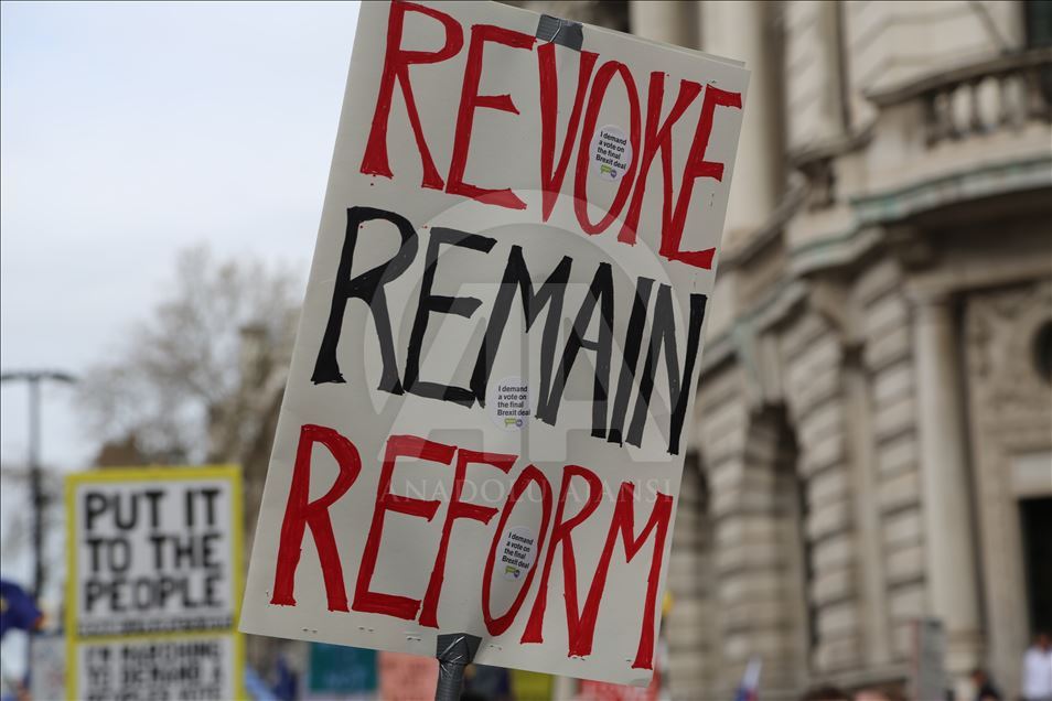 Manifestación contra el Brexit en Londres