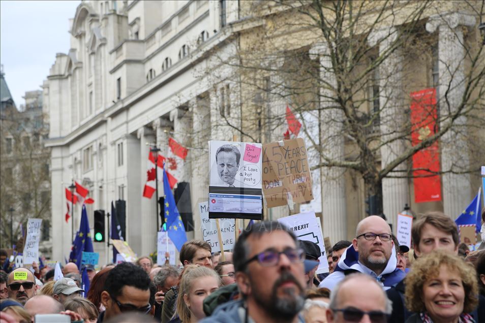 Manifestación contra el Brexit en Londres