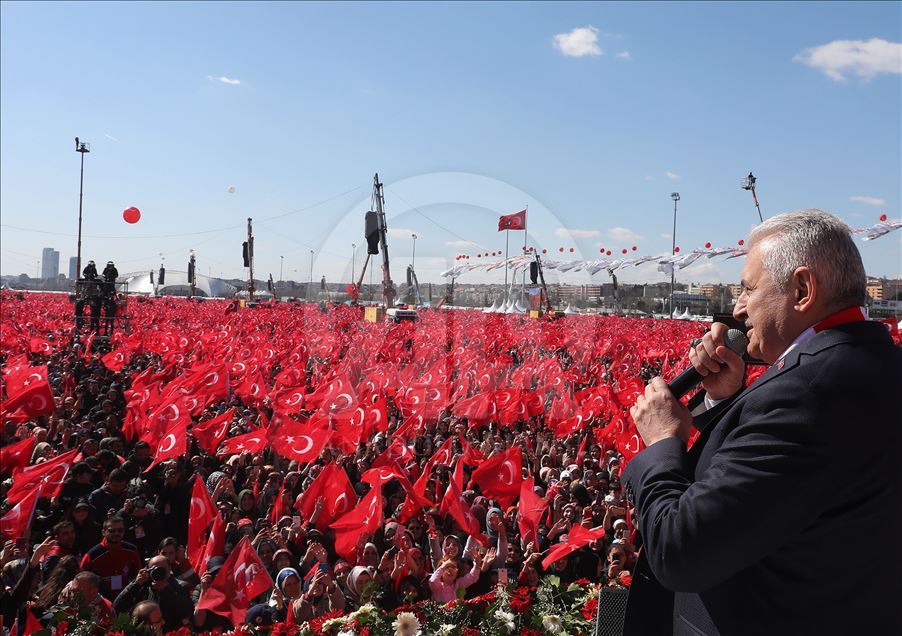 People's Alliance election rally in Istanbul
