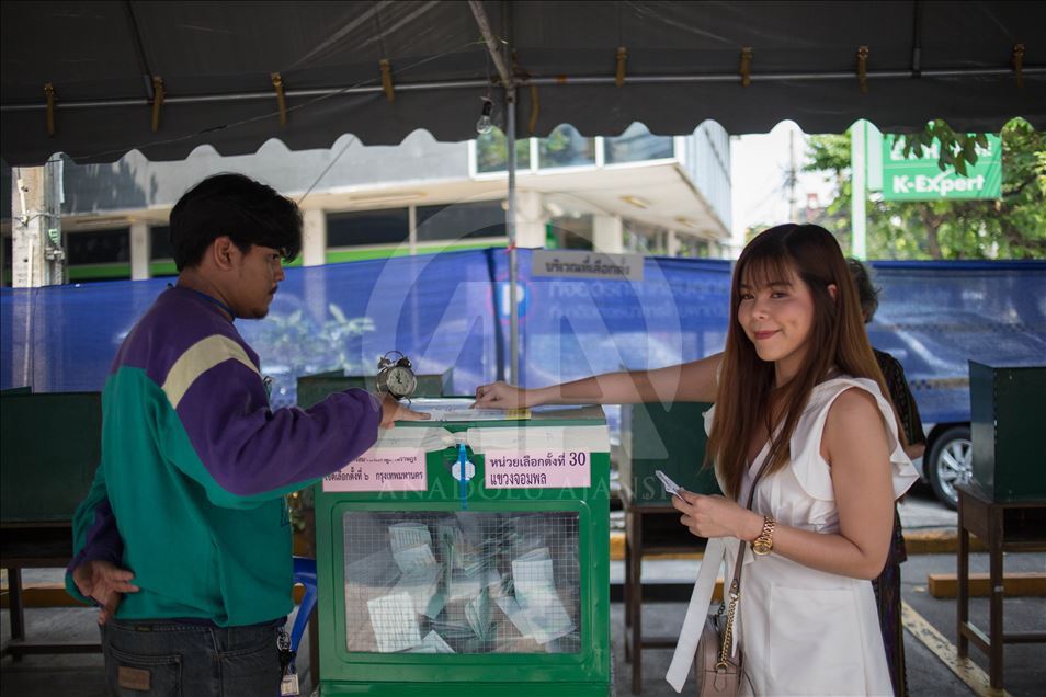 Thai General Election in Bangkok, Thailand