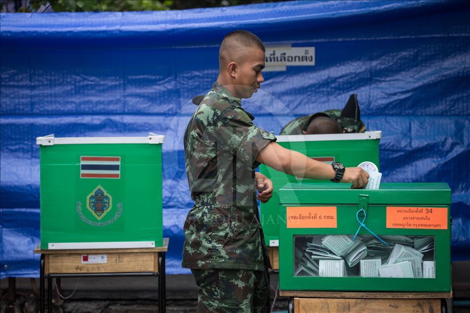 Thai General Election in Bangkok, Thailand
