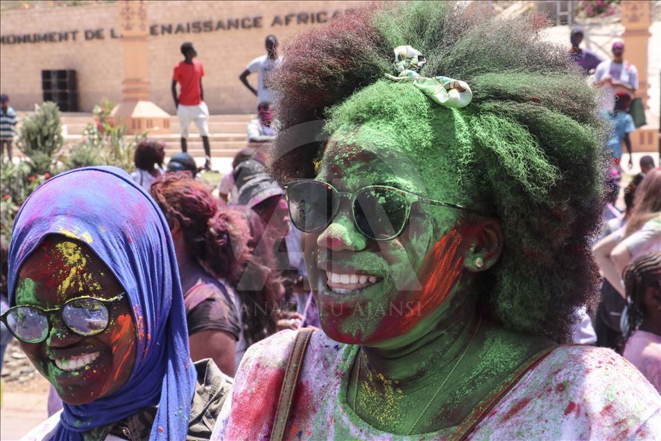 Holi festival in Senegal