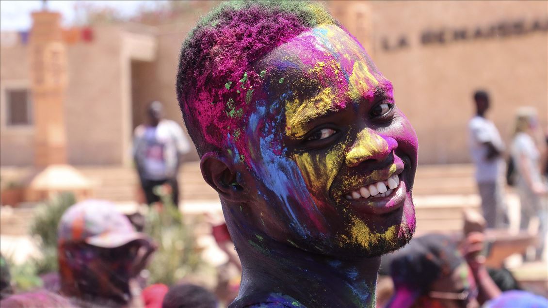 Holi festival in Senegal
