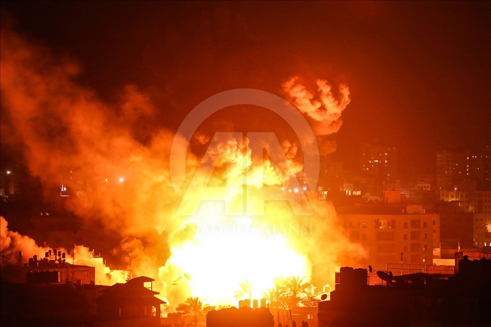 Israel strikes Hamas positions across blockaded Gaza
