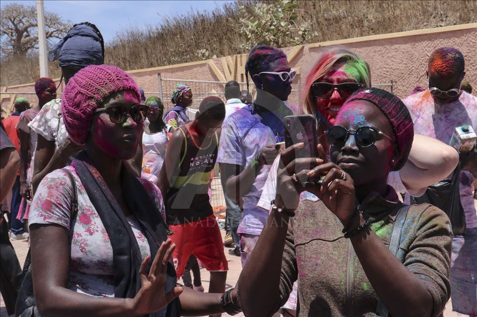 Holi festival in Senegal