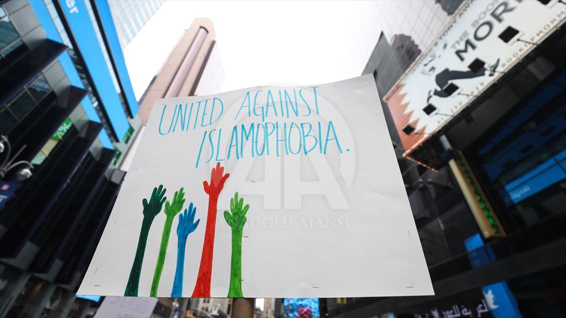 New York'ta İslamofobi'ye karşı ''birlik'' protestosu