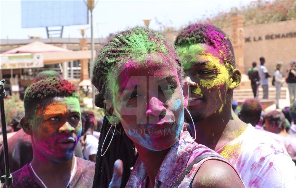 Holi festival in Senegal