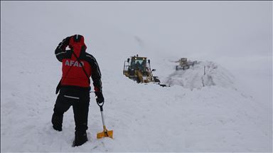 Van-Hakkari kara yoluna çığ düştü