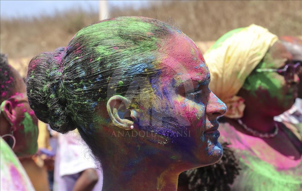 Festival Holi en Senegal