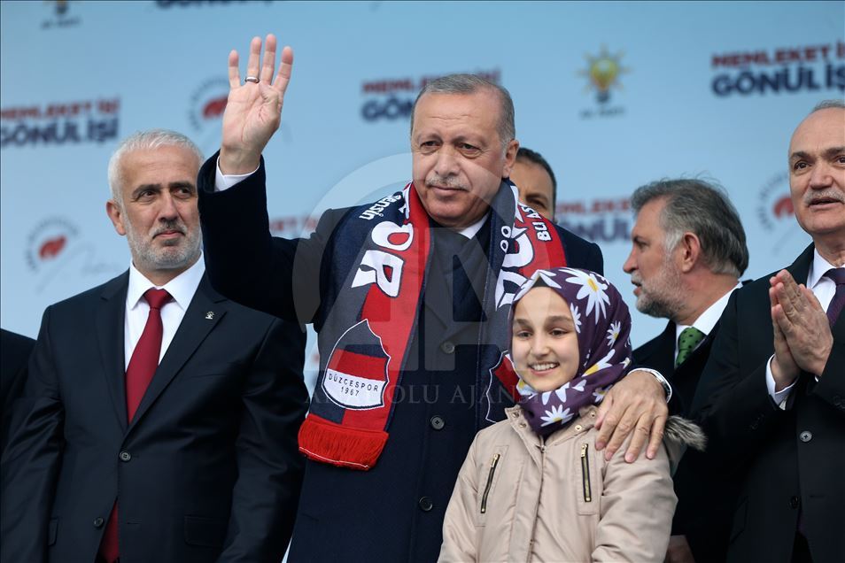 AK Parti'nin Düzce Mitingi