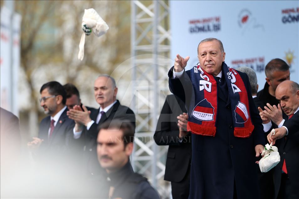 AK Parti'nin Düzce Mitingi