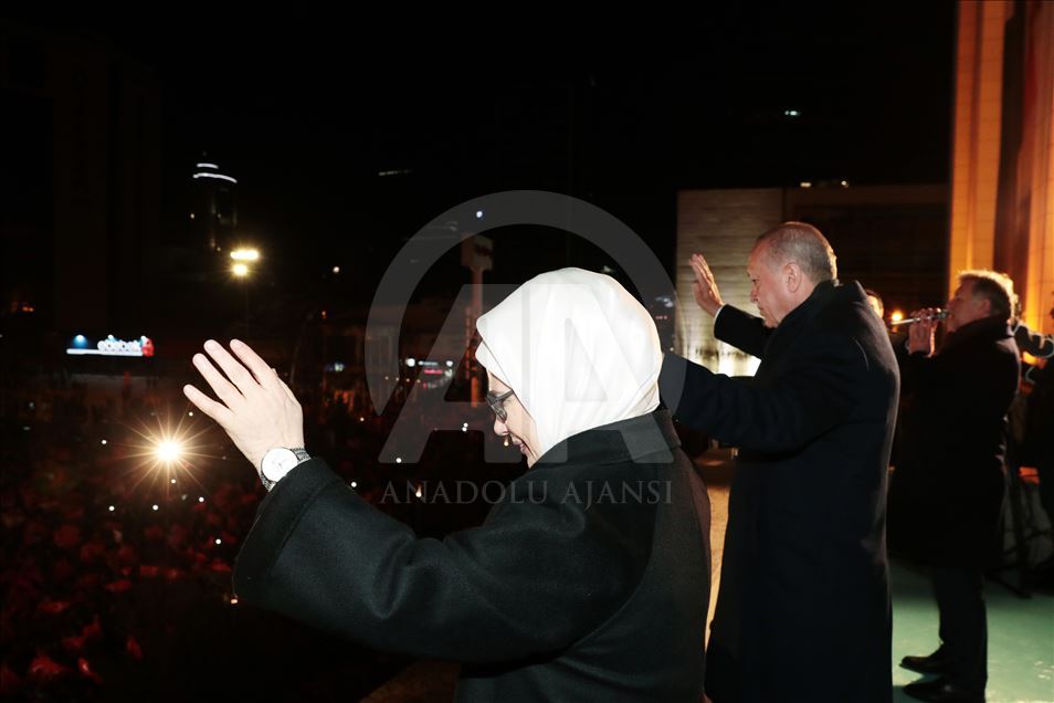 Türkiye Cumhurbaşkanı ve AK Parti Genel Başkanı Recep Tayyip Erdoğan