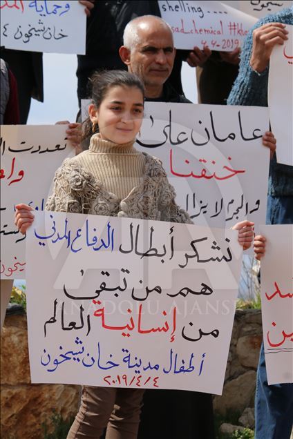 Syrie : les habitants de Khan Cheikhoun commémorent le massacre à l’arme chimique