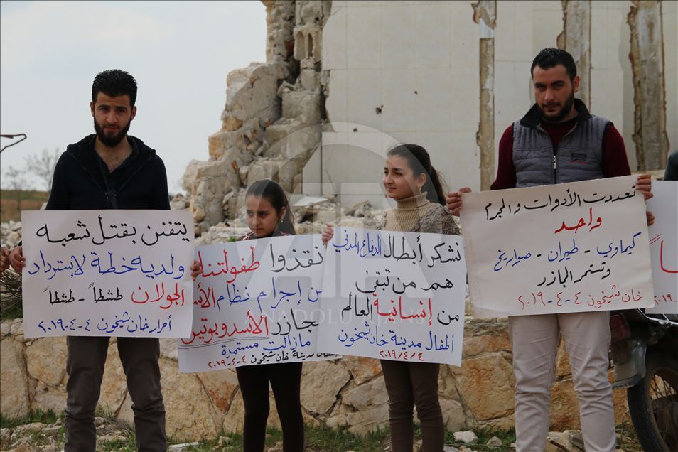 Syrie : les habitants de Khan Cheikhoun commémorent le massacre à l’arme chimique