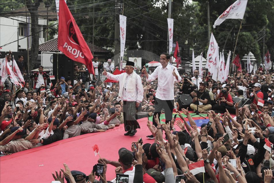 Kampanye Jokowi, Ma'ruf Amin di Banten
