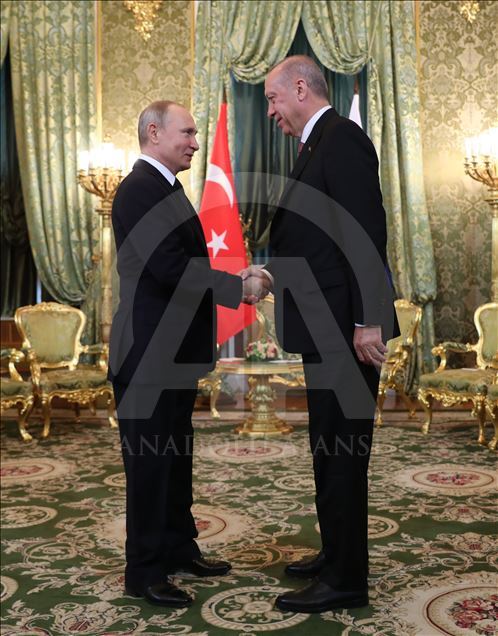 Erdogan - Putin meeting in Moscow