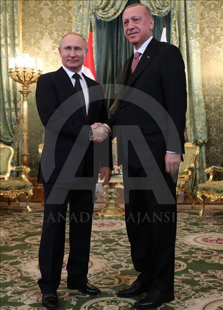 Erdogan - Putin meeting in Moscow