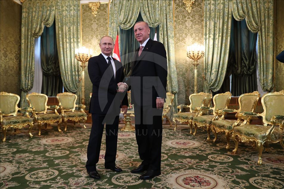 دیدار اردوغان و پوتین در مسکو