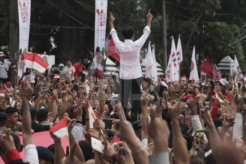 Kampanye Jokowi, Ma'ruf Amin di Banten