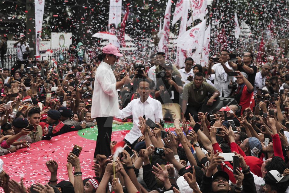 Kampanye Jokowi, Ma'ruf Amin di Banten