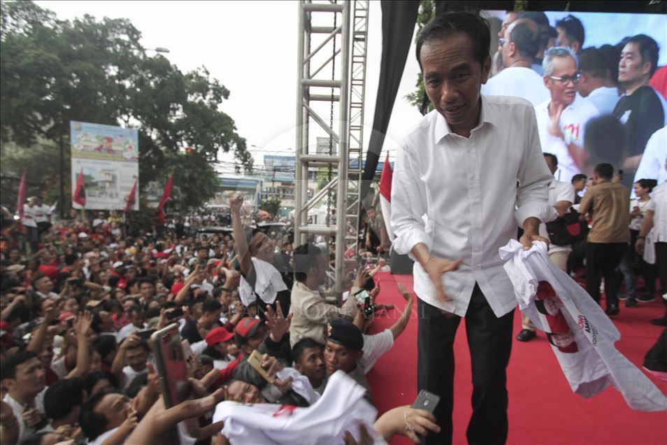 Kampanye Jokowi, Ma'ruf Amin di Banten