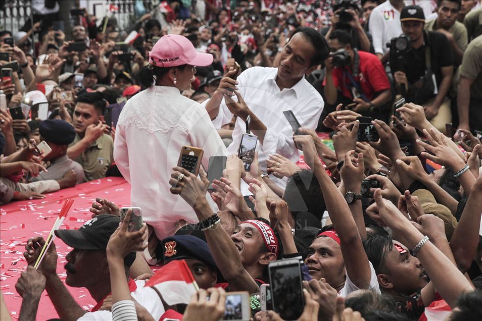 Kampanye Jokowi, Ma'ruf Amin di Banten