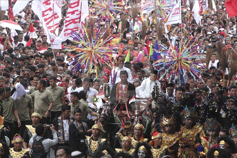 Kampanye Jokowi, Ma'ruf Amin di Banten