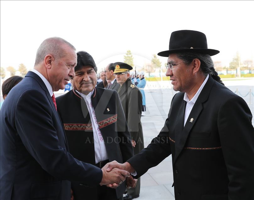 استقبال از رئیس جمهور بولیوی در آنکارا