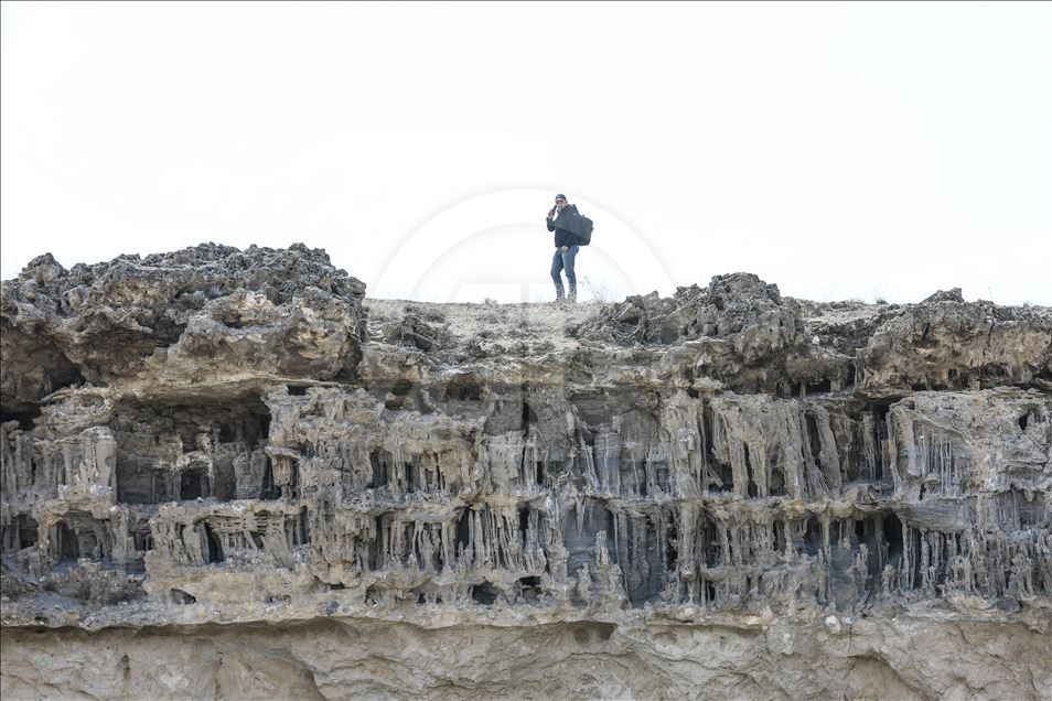 Microbialites in Lake Van