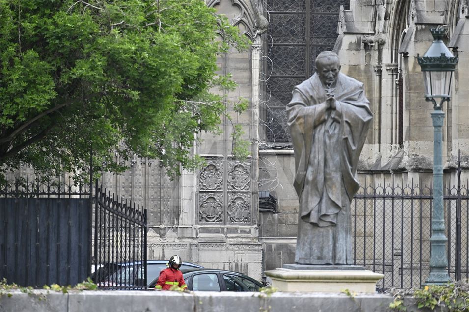 Notre Dame Katedrali'ndeki yangın
