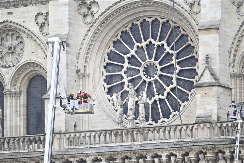 Cathedral of Notre-Dame of Paris fire aftermath