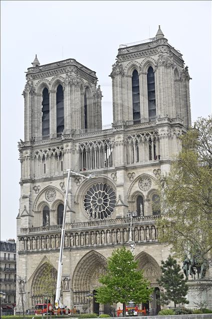 Cathedral of Notre-Dame of Paris fire aftermath