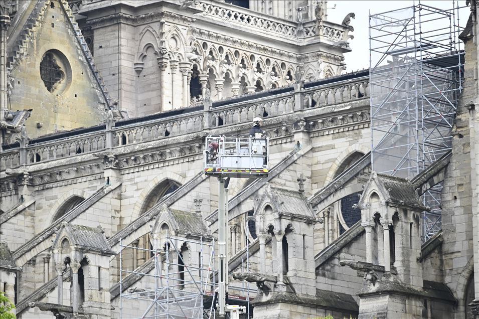 Notre Dame Katedrali'ndeki yangın