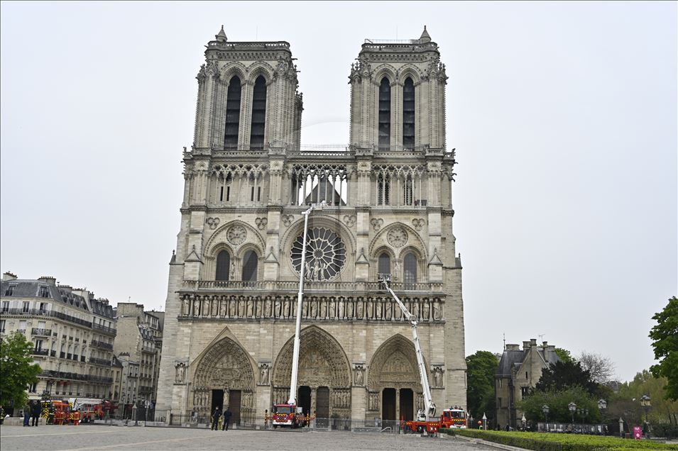 Cathedral of Notre-Dame of Paris fire aftermath