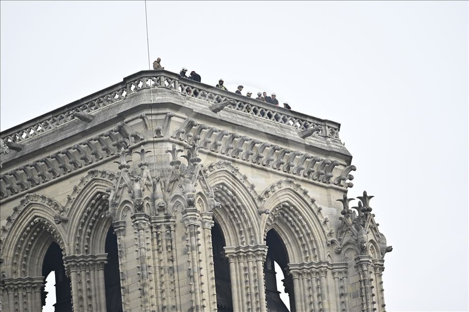 Cathedral of Notre-Dame of Paris fire aftermath