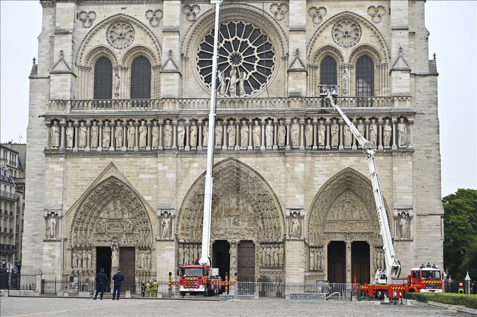Cathedral of Notre-Dame of Paris fire aftermath