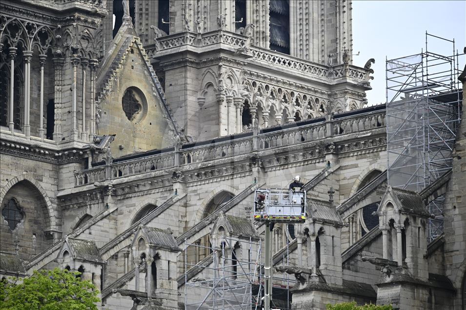 Notre Dame Katedrali'ndeki yangın