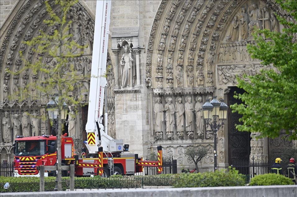 Cathedral of Notre-Dame of Paris fire aftermath