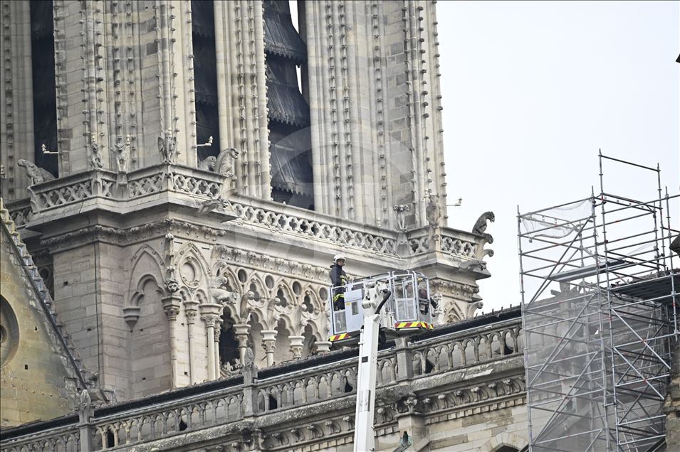 Cathedral of Notre-Dame of Paris fire aftermath