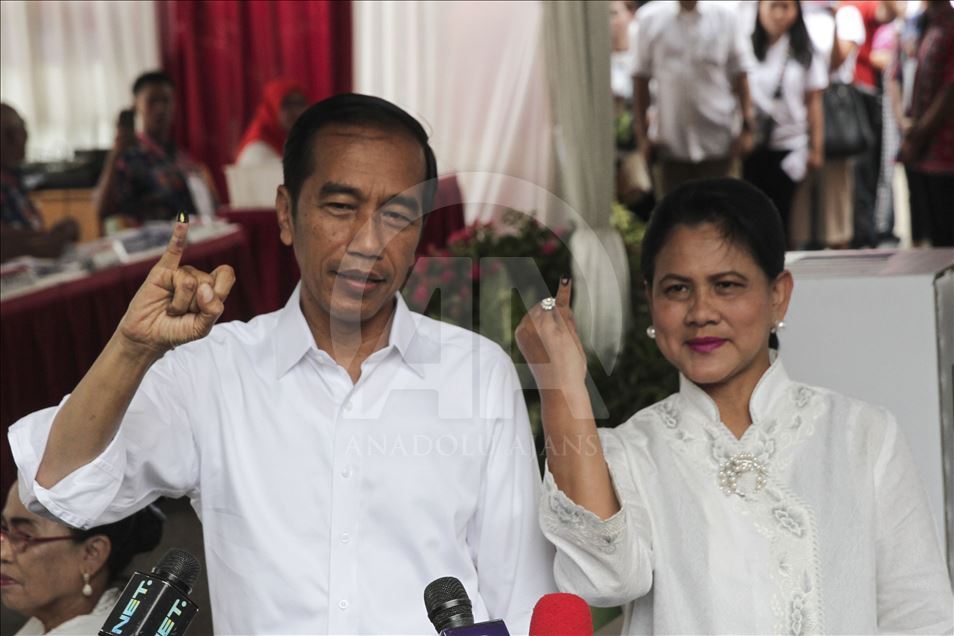 Presiden Jokowi dan Irana berikan suara dalam pemilu 2019