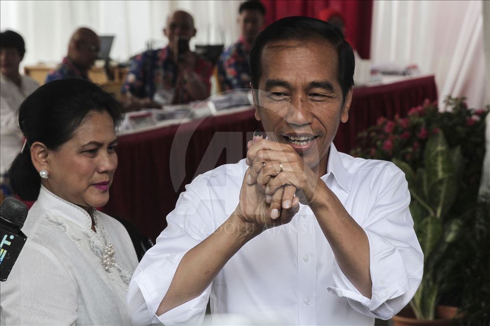 Presiden Jokowi dan Irana berikan suara dalam pemilu 2019