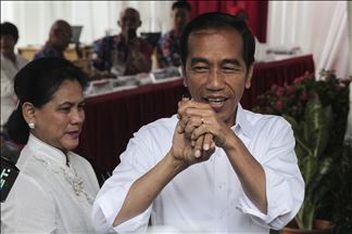 Presiden Jokowi dan Irana berikan suara dalam Pemilu 2019