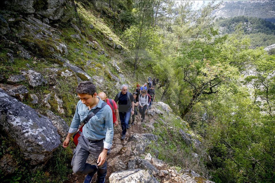 Tarihi Likya Yolu turizm için yüründü