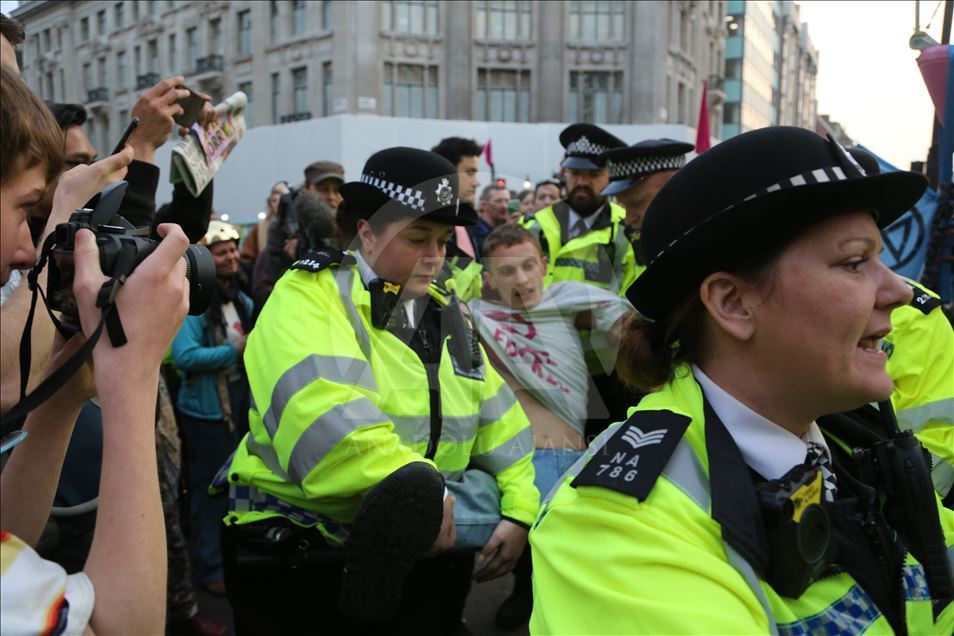 Extinction Rebellion protests continue on the third day in London