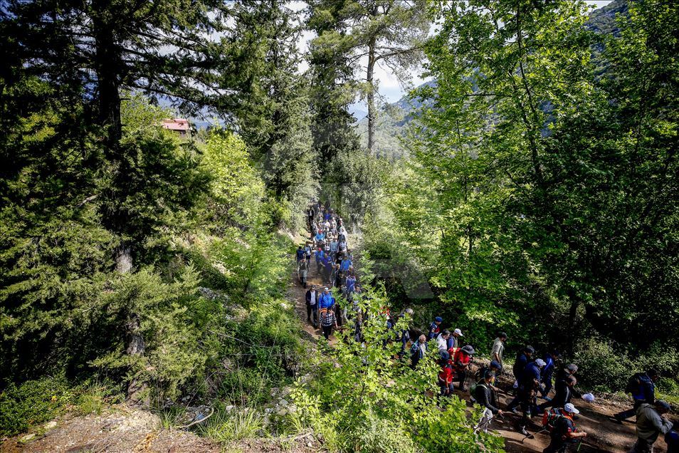 Tarihi Likya Yolu turizm için yüründü