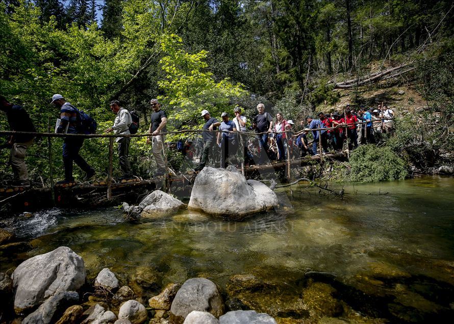Tarihi Likya Yolu turizm için yüründü