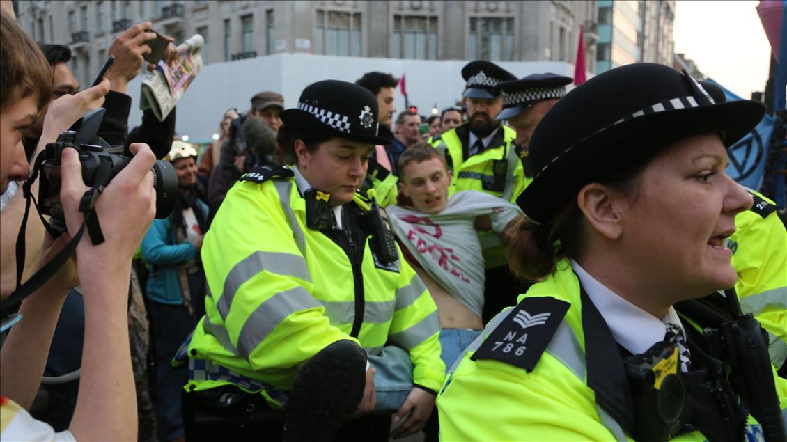 Extinction Rebellion protests continue on the third day in London